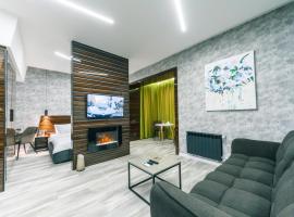 Luxury Apartments Arena Guliver: Kiev, Klovska Metro İstasyonu yakınında bir otel