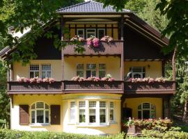 Villa Liliengrund, hotel a wartburgi vár környékén Eisenachban