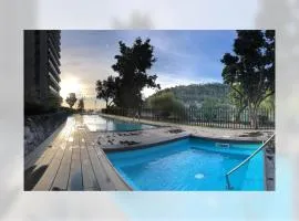 Departamento de lujo a orillas del lago Wifi y Directv incluido