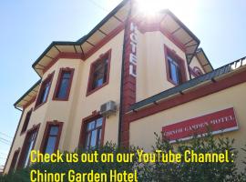 Chinor Garden Hotel - Free Airport Pick-up and Drop-Off, hotelli kohteessa Tashkent lähellä maamerkkiä Oqqowoq Bekati
