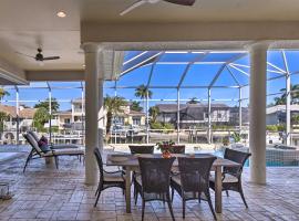 Luxury Island Oasis with Pool and Dock, 1 Mi to Beach!, hotel i Marco Island
