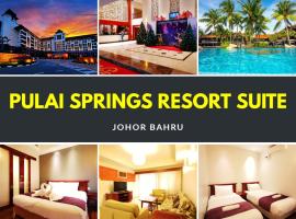 【Amazing】Pool View 2BR Suite @ Pulai Springs Resort, hotell i Skudai