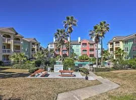 Steps to Beach & Pool! Colorful Galveston Retreat