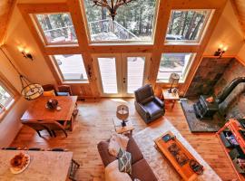 Rustic Retreat with Deck Steps From Lake Almanor!, hotel with parking in Lake Almanor