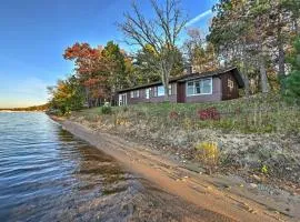 Pelican Lake Cabin Private Beach and Scenic Sunsets