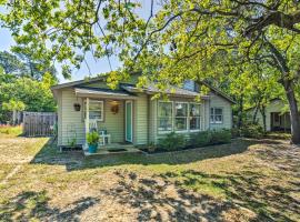 Oak Island Home with Fenced Yard, Walk to Long Beach, pet-friendly hotel in Oak Island