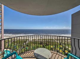 Oceanfront Myrtle Beach Couples Condo with Balcony!, apartment in Myrtle Beach