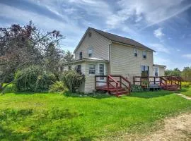 Rustic Guys Mills Home with Deck and about 3 Acres of Land