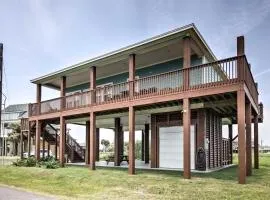 Port Bolivar Getaway with Ocean View Walk to Beach!