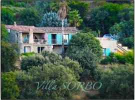 Villa Sorbo, hotel keluarga di LʼIle-Rousse