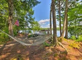 Waterfront Great Pond Cottage w/ Hot Tub & Deck!