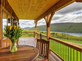 Naples Cabin with Lake Views and Wraparound Deck!