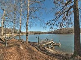 Lakefront Harrison Home with Sunroom, Deck, and Dock!