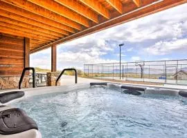 Cabin with Beach Access, Sport Court, Hot Tub and View
