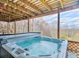 Lake Harmony Vacation Rental with Hot Tub and Views!