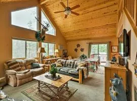 4 Mi to Pine Lake Hathaway Pines Cabin with Deck
