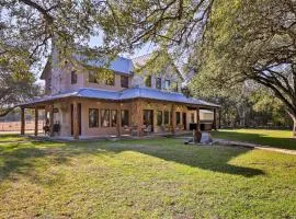Riverfront Blanco Home with Shaded Porch and Hot Tub