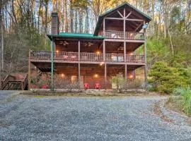 Riverside Ellijay Cabin with Hot Tub and Game Room