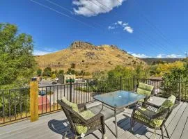 Central Lava Hot Springs Studio with Deck and Views!