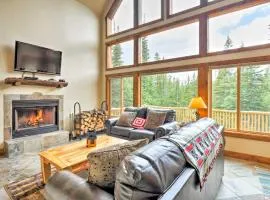 Fairplay Log Cabin with Deck and Incredible Mtn Views!