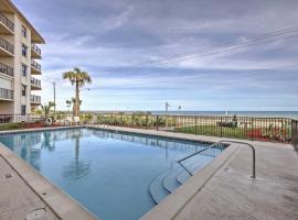 Oceanfront Ormond Beach Condo with Pool!, hotel with parking in Ormond Beach