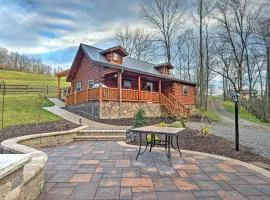 Rustic Dundee Log Cabin with Hot Tub and Forest Views!