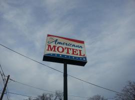 아베넬에 위치한 모텔 Americana Motel