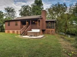 Creekfront Cabin Near Chattanooga with Hot Tub!