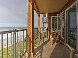 Comfortable Lincoln City Condo with Patio and Views!、リンカーンシティのバケーションレンタル