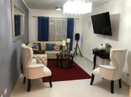 lujoso apto con terraza para barbecue