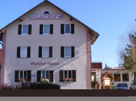 Hotel Gaum, hotel 3 estrelas em Biberach-Ummendorf