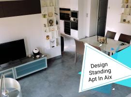 Design Standing Apt in Aix, hotel u blizini znamenitosti 'Tehnološki park Duranne' u gradu 'Aix-en-Provence'
