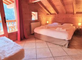 Bienvenue dans notre chalet! Appartement Les Sitelles, cabin sa Le Grand-Bornand