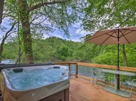 Waterfront Cabin with Hot Tub on Tuckasegee River!