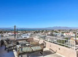 Patio, Rooftop Deck and Mtn Views Lake Havasu Home!