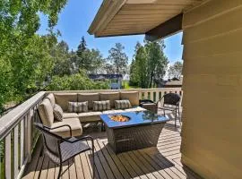 Theater Room and Fire Pit Anchorage Family Retreat