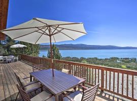Scenic Susanville Cabin with Deck on Eagle Lake, hotel in Susanville