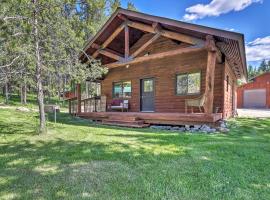 40-Acre Trego Resort Cabin with Lake and Trails!, hotel in Trego