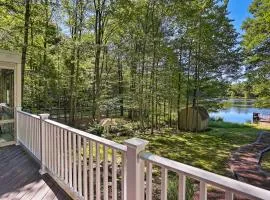 Lakefront Milford Home with Pvt Dock and Hot Tub!