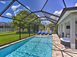 Cape Coral Home with Spacious Patio and Private Pool!, hotel em Cape Coral