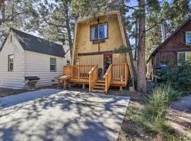 Big Bear City Cabin with Deck, 5 Mi to Lake!