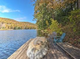 Lakefront Berkshires Retreat with Deck, Dock and Boat!, pet-friendly hotel in Great Barrington