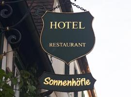 Hotel & Restaurant Sonnenhöfle, hotel blizu letališča letališče Giebelstadt - GHF, Sommerhausen