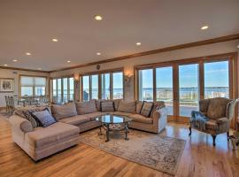 Waterfront Home with Large Deck and Private Pool!, hotel dengan parking di Westhampton Beach