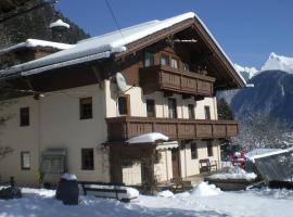 Haus Alpengruß, hotel en Finkenberg
