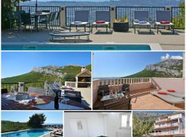 Villa Anteana with view and pool of 60m2, parkimisega hotell sihtkohas Solin