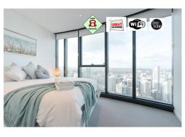 Lvl 57 Skytower Breathtaking Views CBD Wifi Carpark by Stylish Stays, hotel with pools in Brisbane