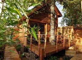 Kabanéo - gîte et sauna- Samois sur Seine - Forêt de Fontainebleau, brunarica v mestu Samois-sur-Seine