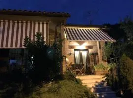 hilltop villa garden with great views