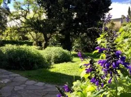 Habitación en casa con gran jardín